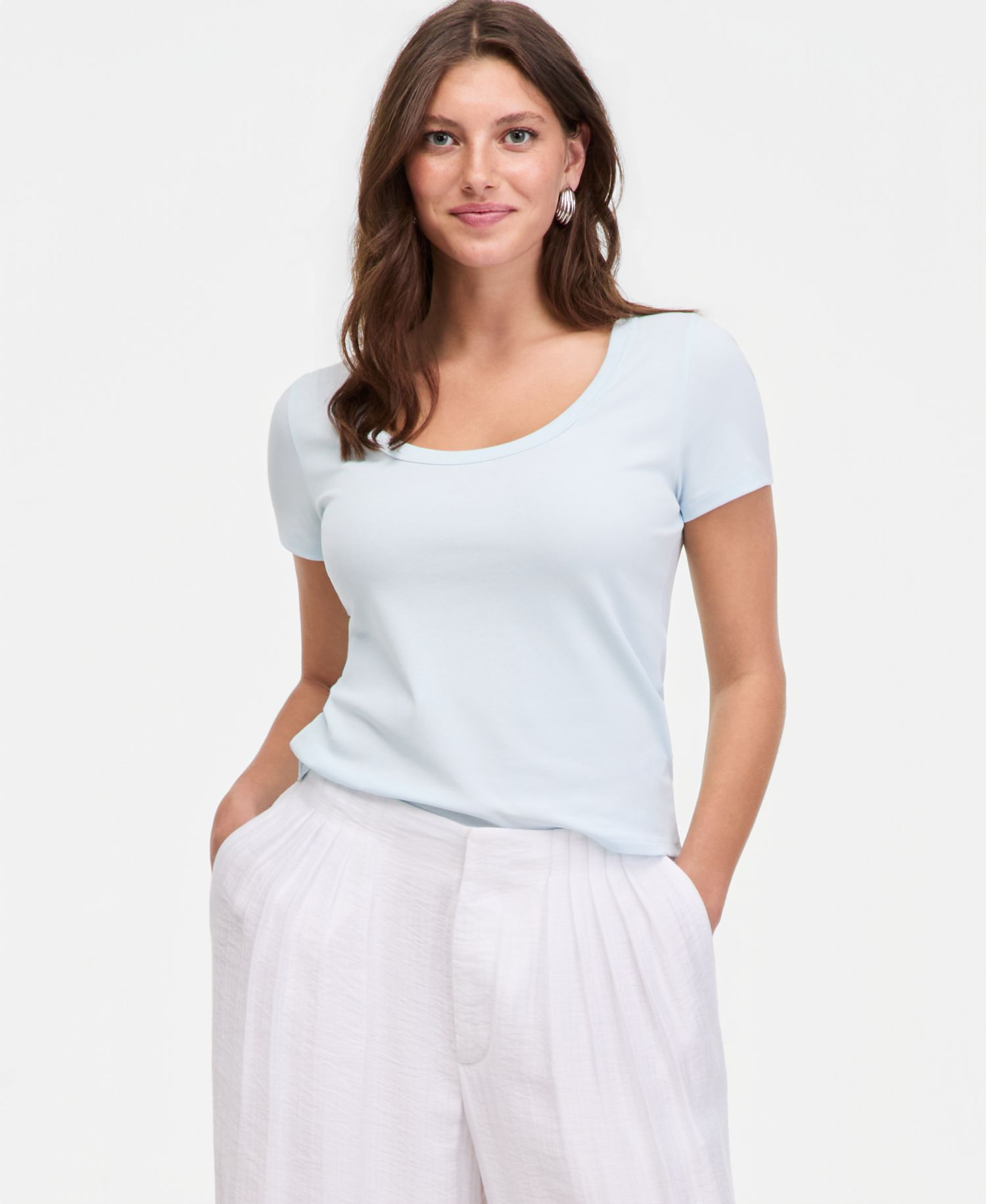Women's Scoop-Neck Layering T-Shirt