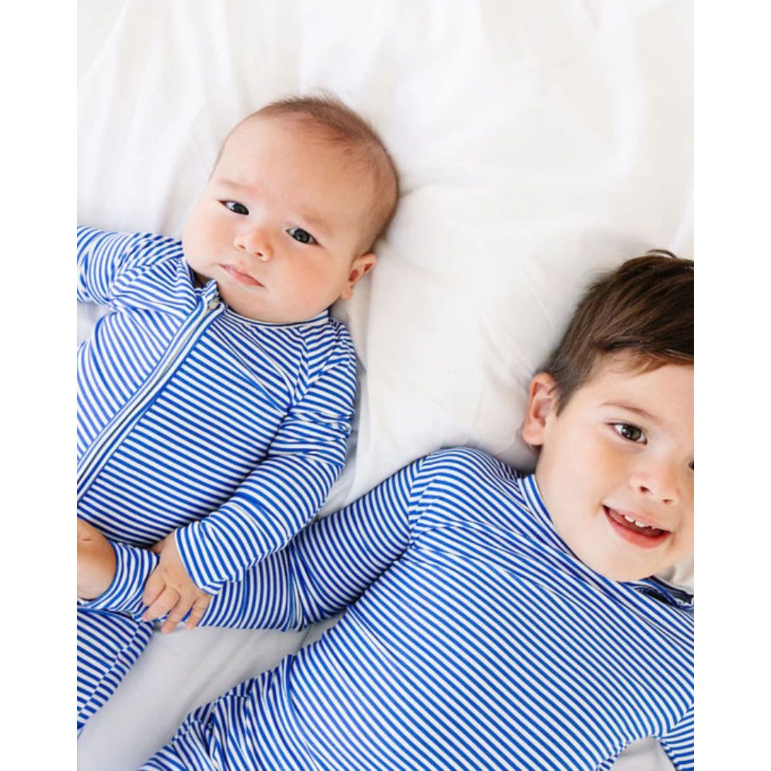 Baby Boys Cobalt Stripe Pajama Set
