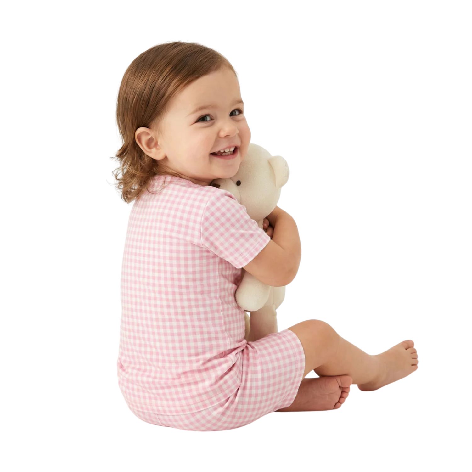 Baby Girls Sugar Gingham Pajama Set