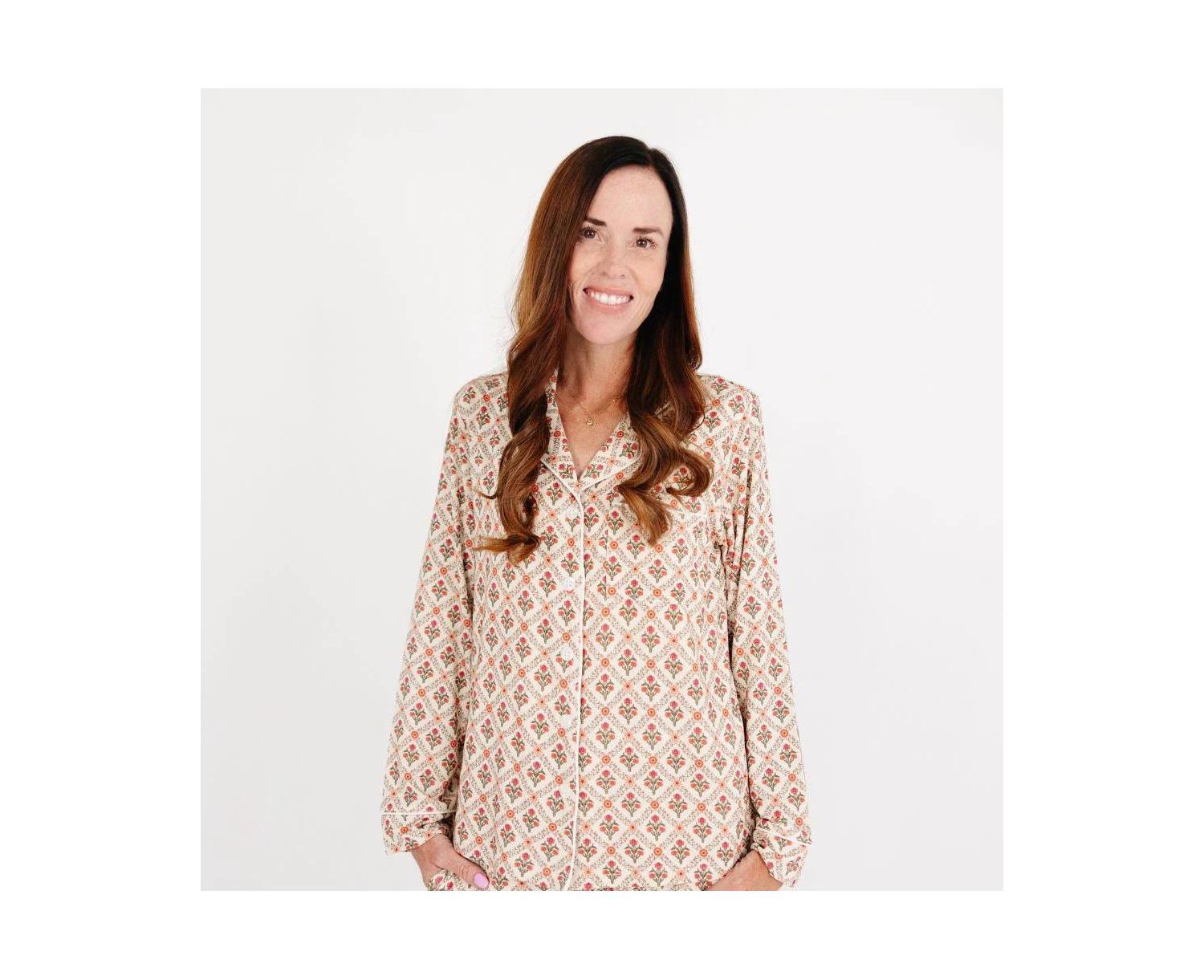 Women's Holly Trellis Bamboo Pajama Set