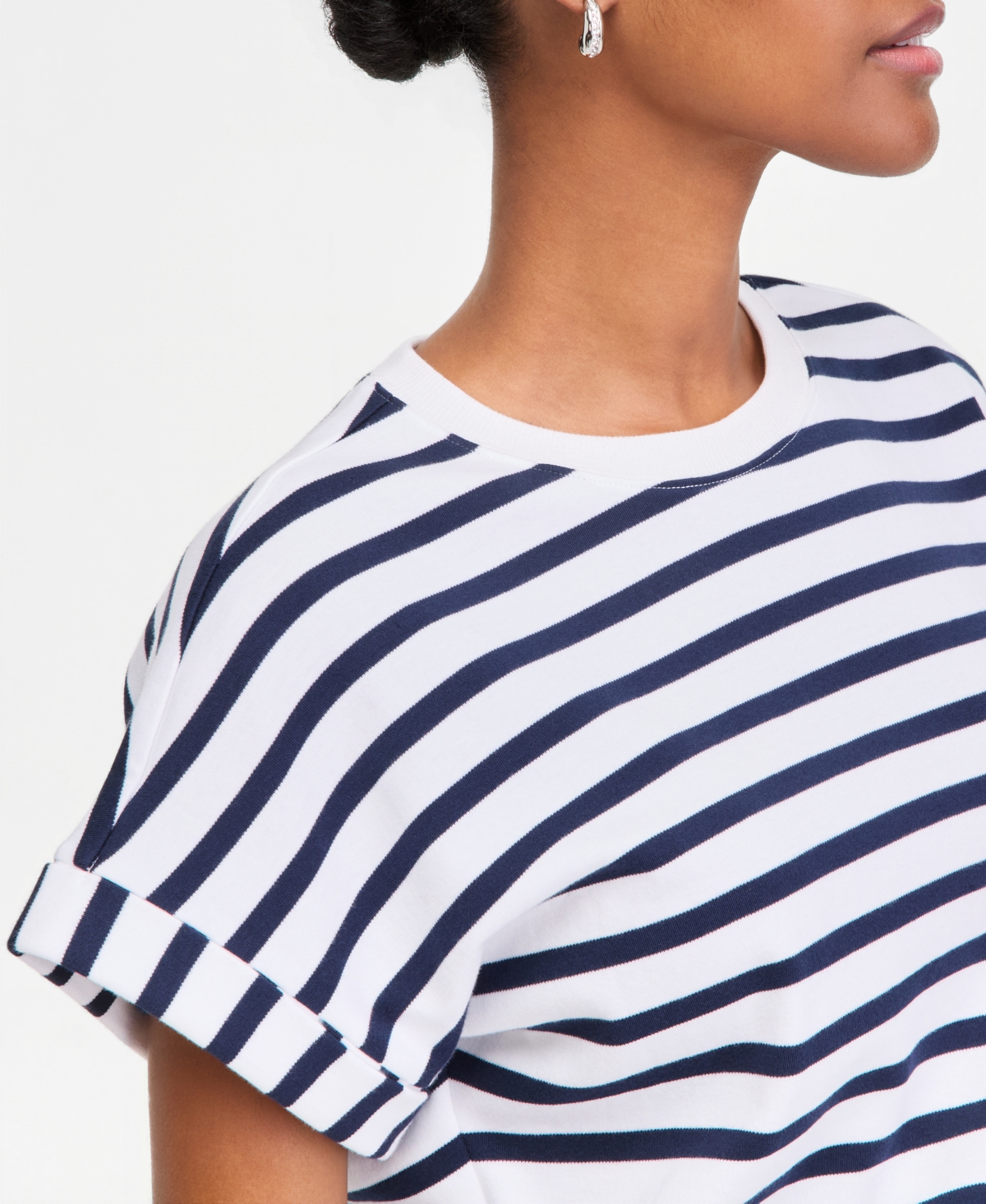 On 34th Women's Primavera Stripe Roll-Cuff Top, Macy's Exclusive