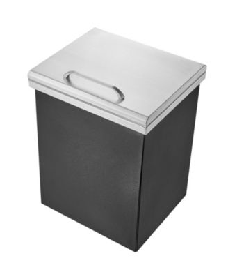 14 x 12 x 18 Inch Drop-In Stainless Steel Ice Chest, 40 Qt with Hinged Lid