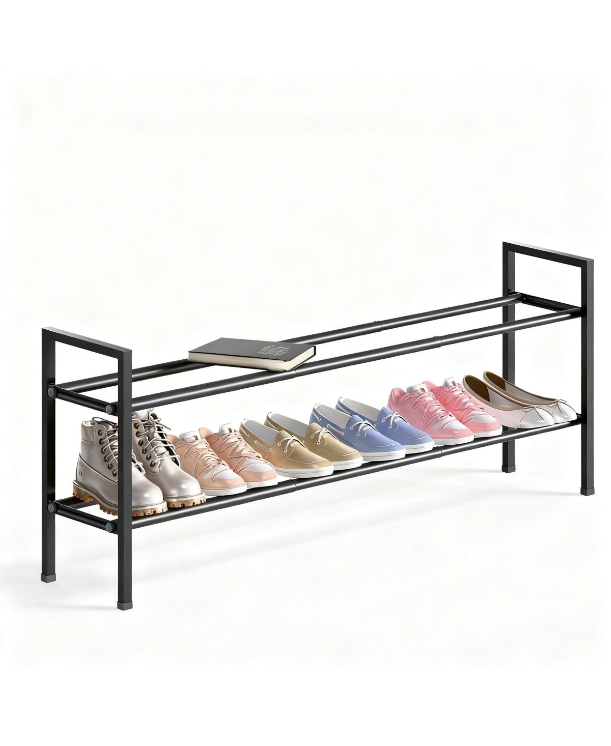 Yigii Metal Expandable Shoe Rack Adjustable