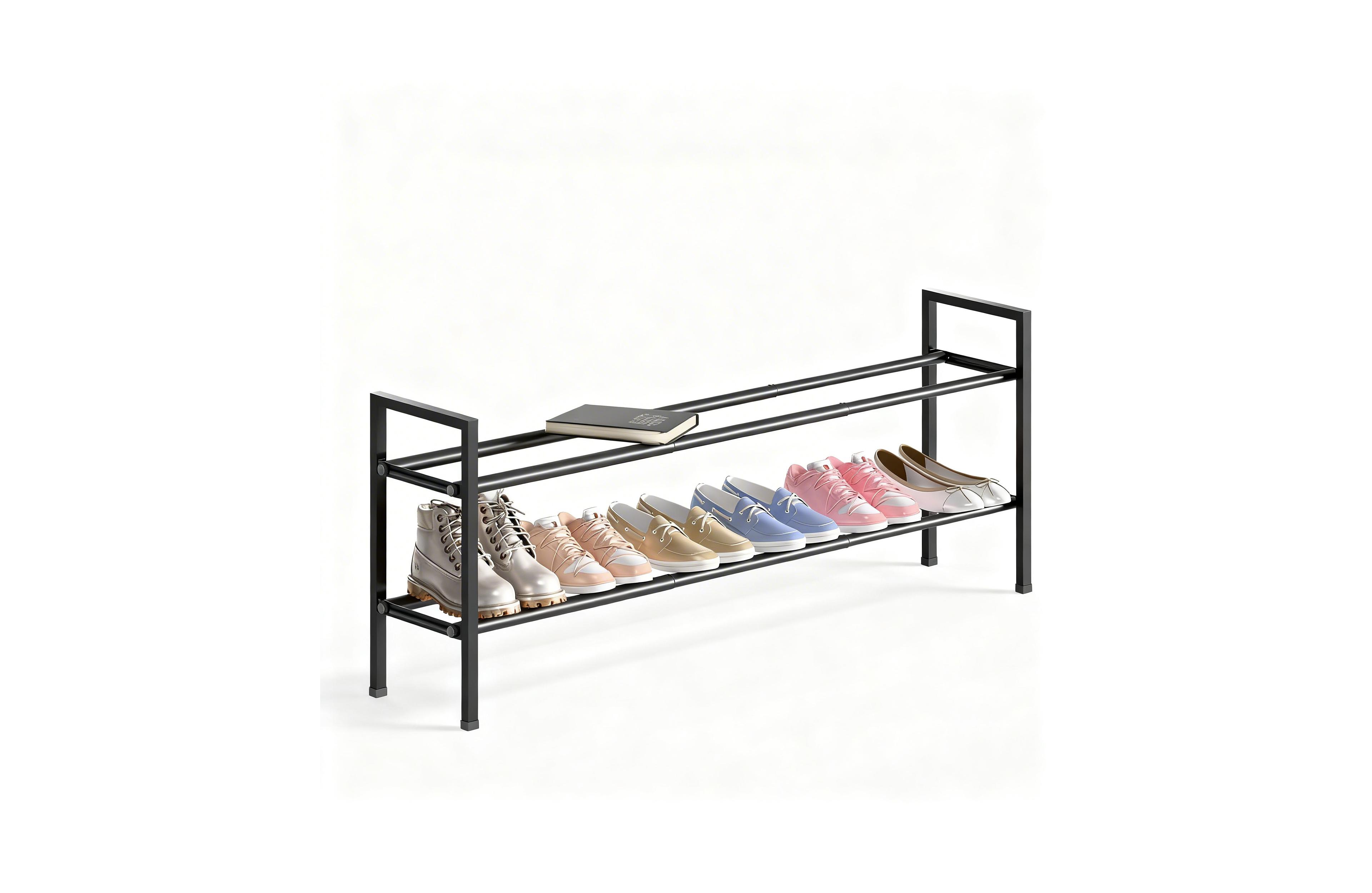 Yigii Metal Expandable Shoe Rack Adjustable