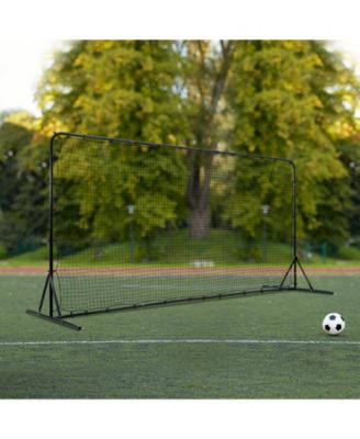 12 x 6 Ft Soccer Rebounder Net with Carry Bag