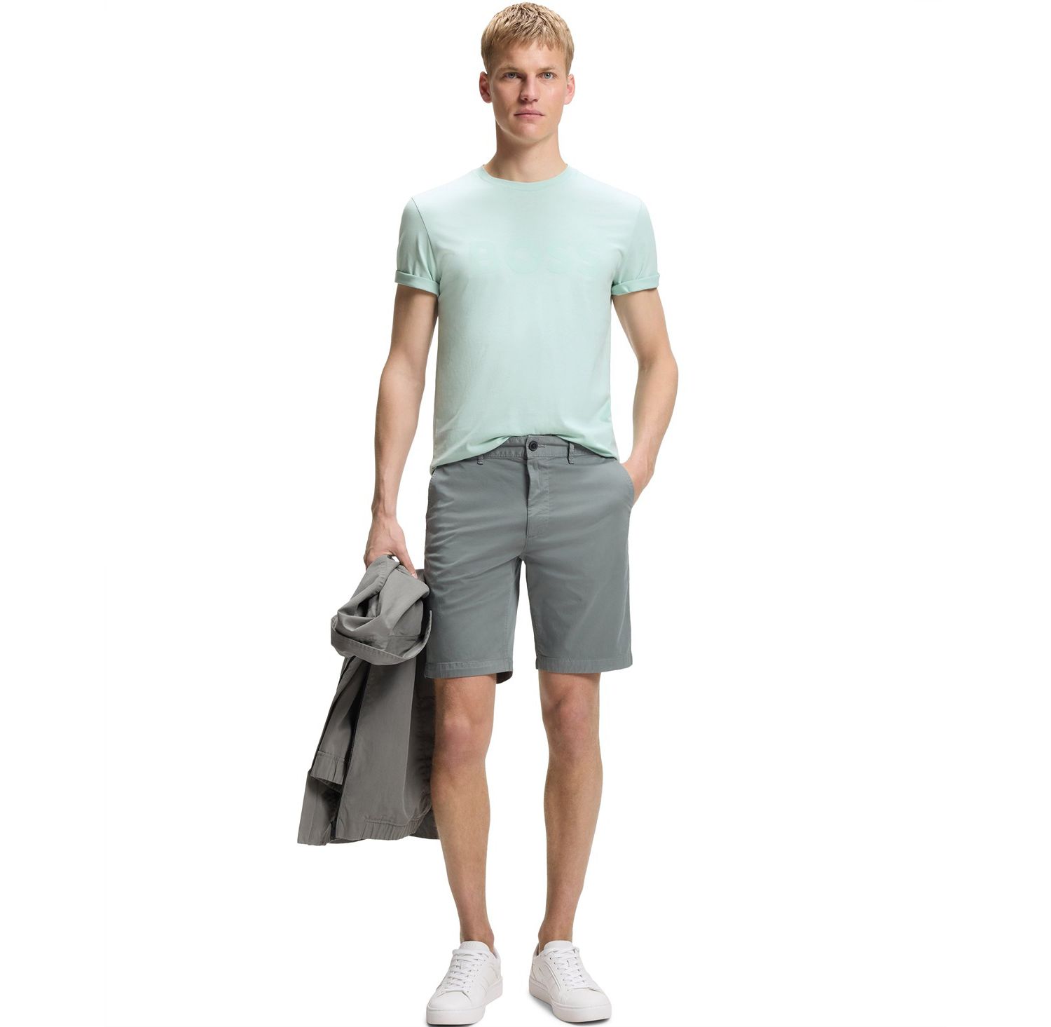 Men's Cotton-Jersey Large Logo Print T-Shirt
