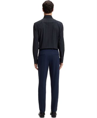 BOSS By Men's Performance-Stretch Jersey Dress Shirt