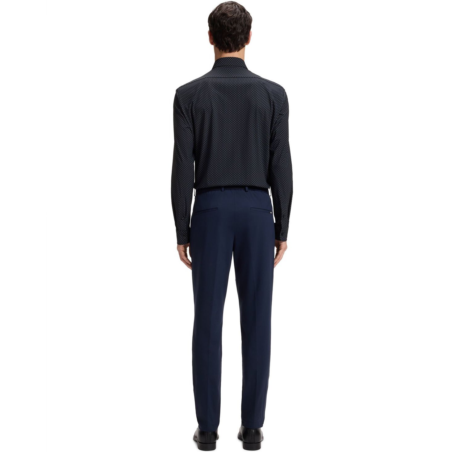 Men's Performance-Stretch Jersey Dress Shirt