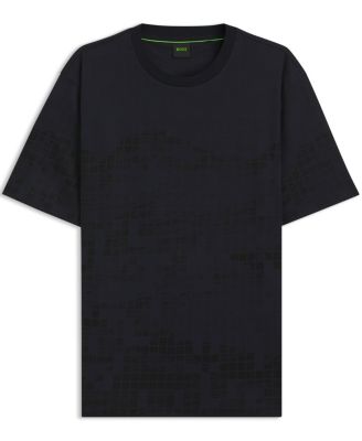 Men’s Mercerised-Cotton Printed Graphic T-Shirt