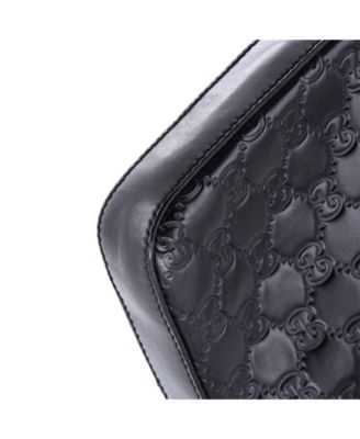 Small Signature Zip Messenger Bag Guccissima Leather