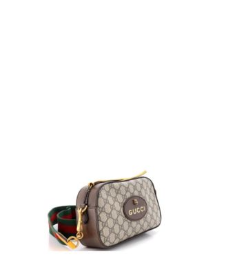 Neo Vintage Camera Messenger Bag GG Coated Canvas