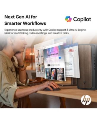 OmniDesk Tower Desktop Intel Core Ultra 7 16GB RAM NVIDIA GeForce RTX 5060 2TB SSD Storage Windows 11 Home