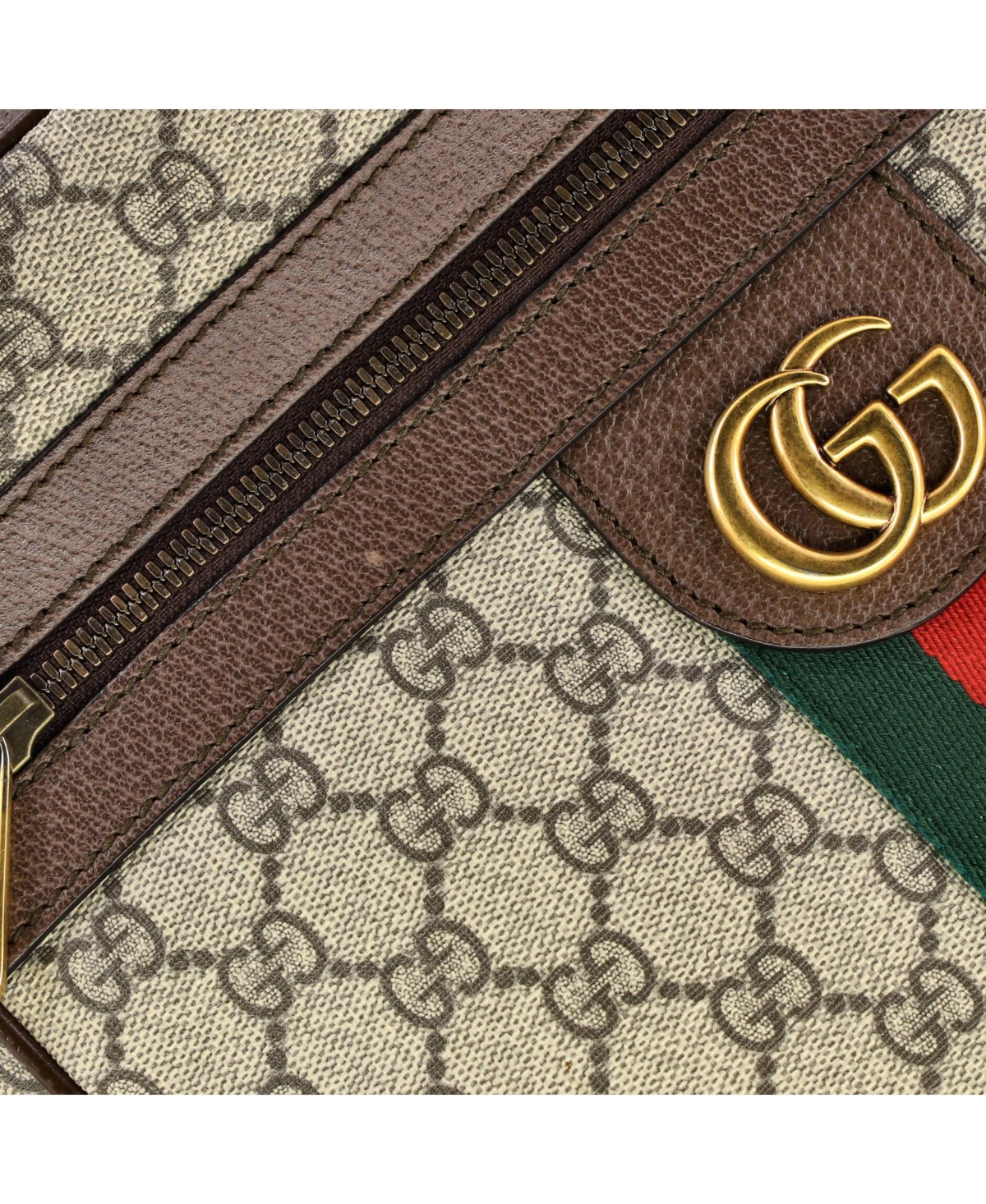 Pre-Owned Gucci Medium Ophidia Messenger Bag Gg Coated Canvas