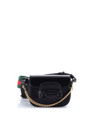 Horsebit 1955 Flap Wallet with Strap Leather