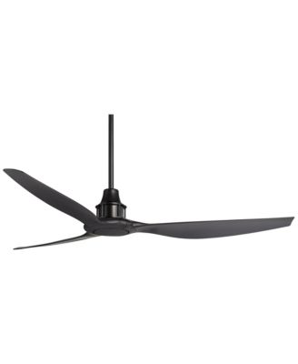 58" Modern Contemporary 3 Blade Indoor/Outdoor Damp Rated Ceiling Fan with Remote
