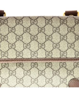 Small Neo Vintage Flap Messenger GG Coated Canvas