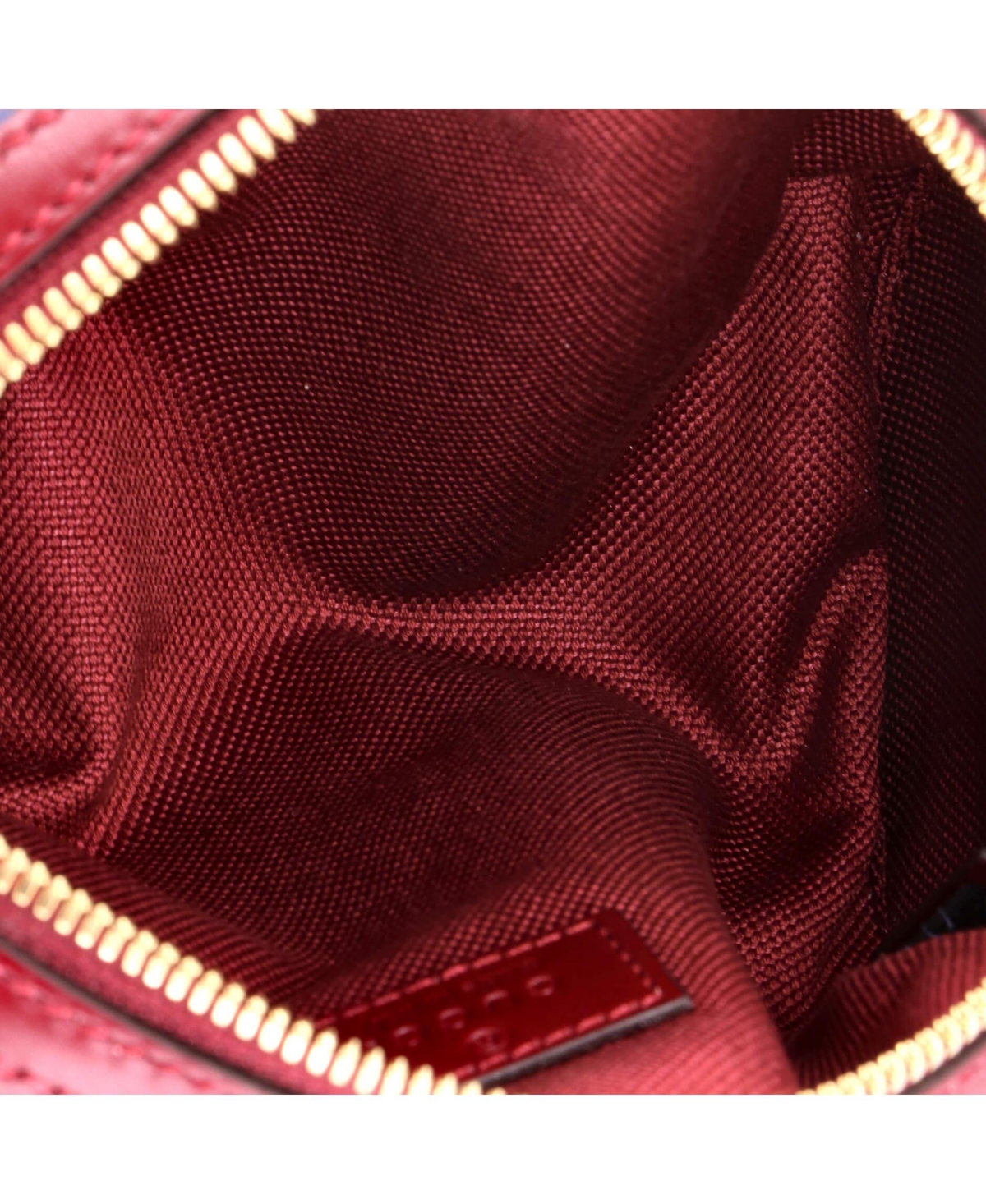 Pre-Owned Gucci Mini Roller Crossbody Bag Gg Shadow Leather