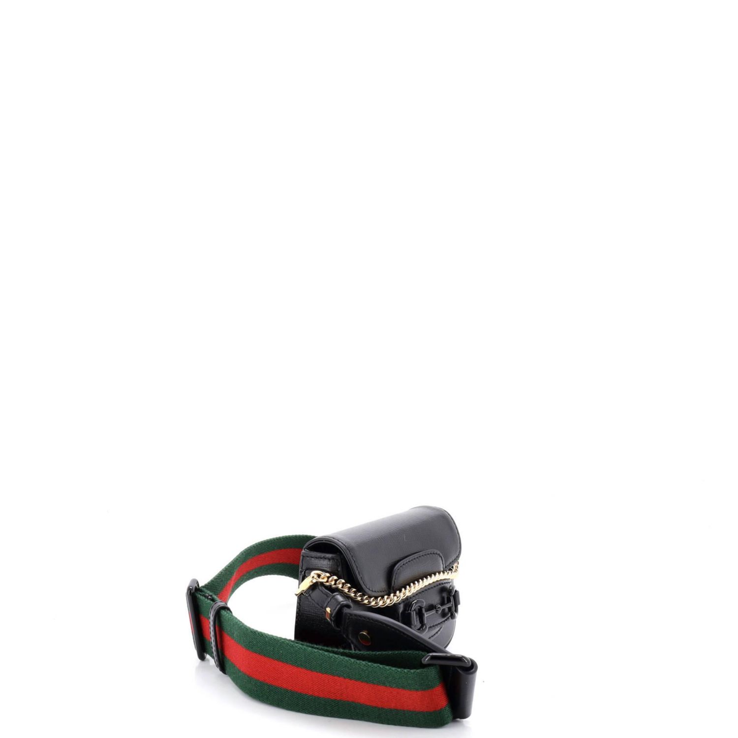 Horsebit 1955 Flap Wallet with Strap Leather