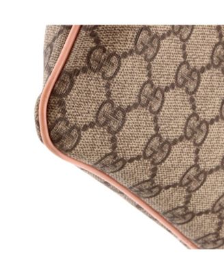 Medium Flat Messenger Bag GG Canvas