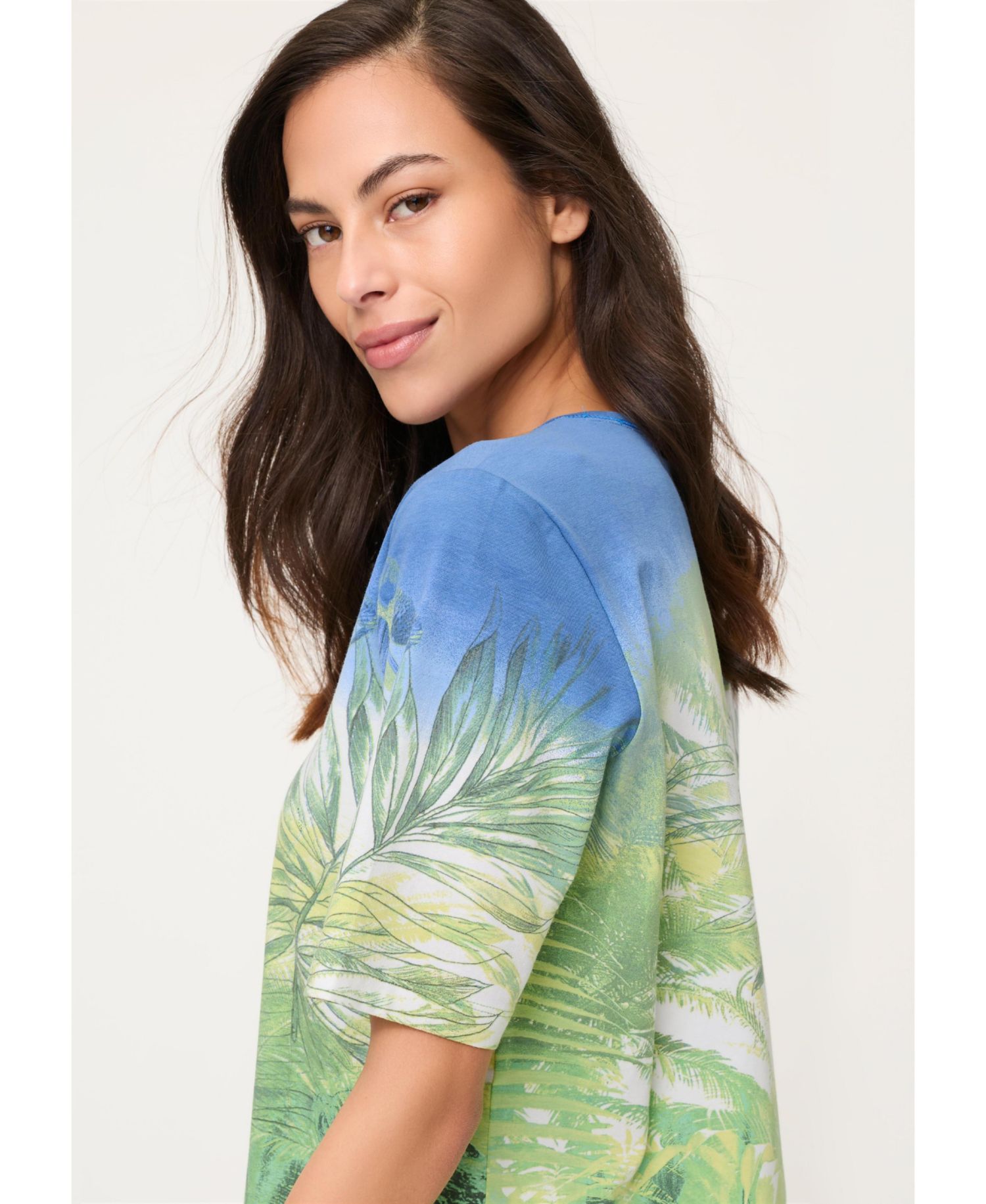 Women's Botanical Print T-Shirt