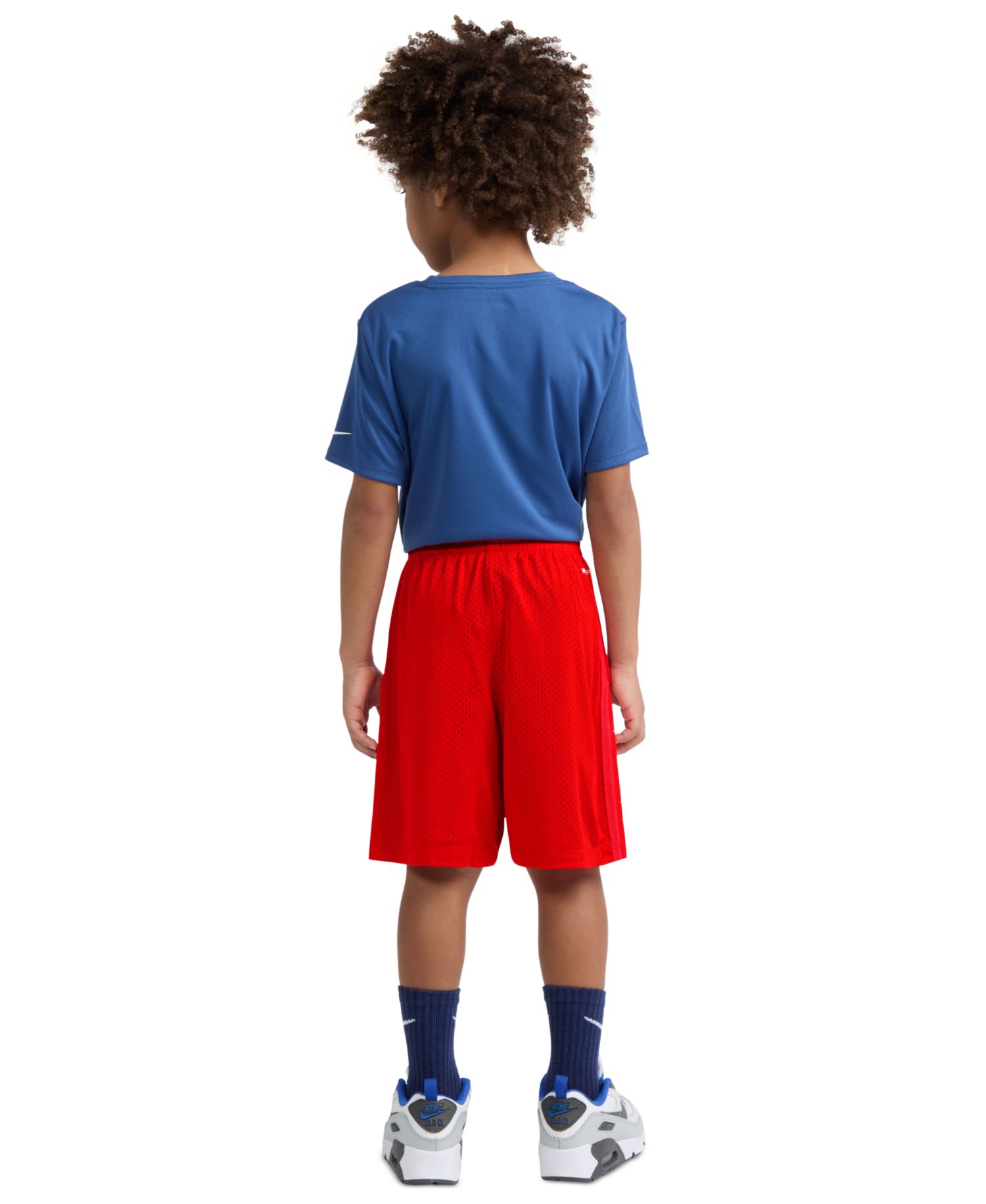 Boys' 2T-7 Dri-FIT Logo Mesh Pull-On Shorts