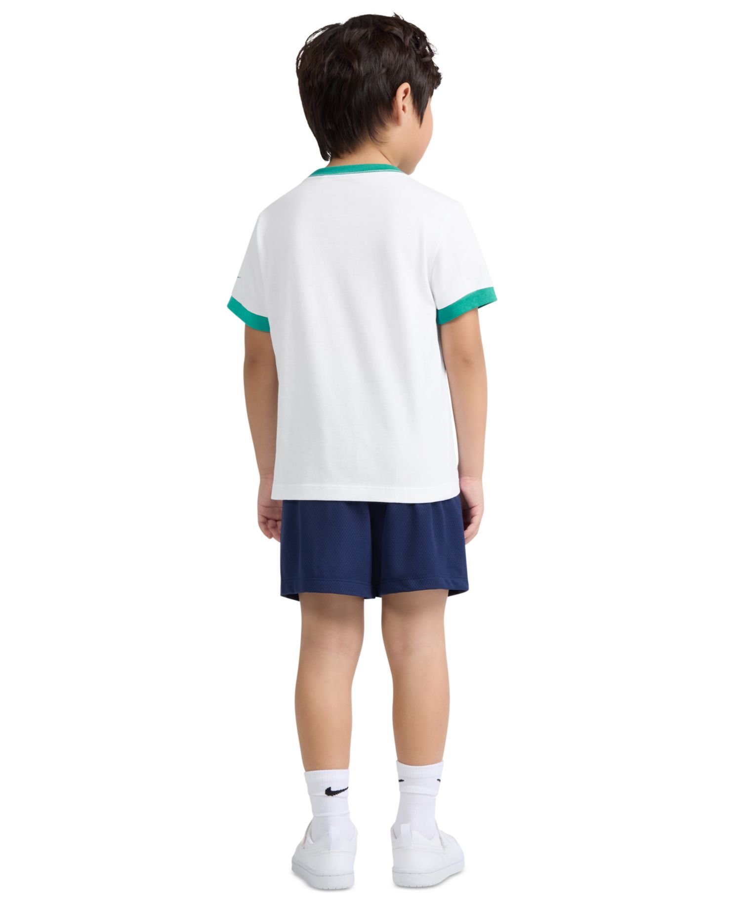 Boys' 2T-7 Dri-FIT Baseball Character Short-Sleeve T-Shirt and Shorts, 2-Piece Set