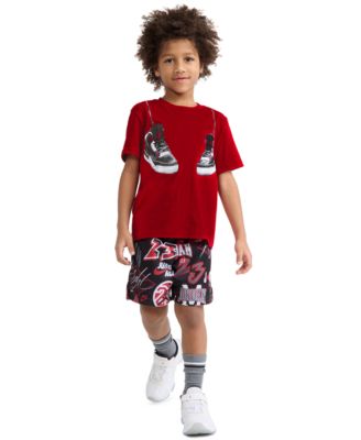 Boys' 4-7 Shoe Strings Printed Crewneck T-Shirt