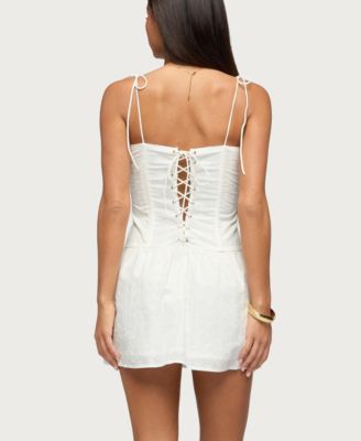 Women's Kaira Eyelet Boned Mini Dress