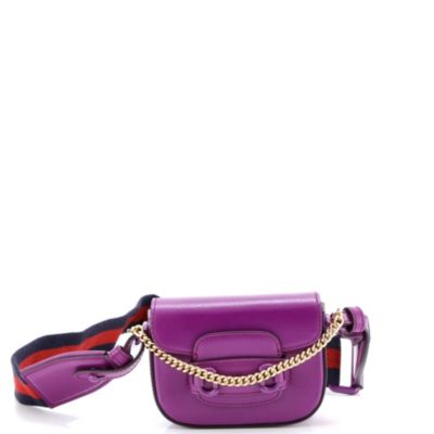 Super Mini Horsebit 1955 Shoulder Bag Leather