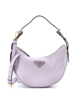 Small Arque Half Moon Hobo Leather