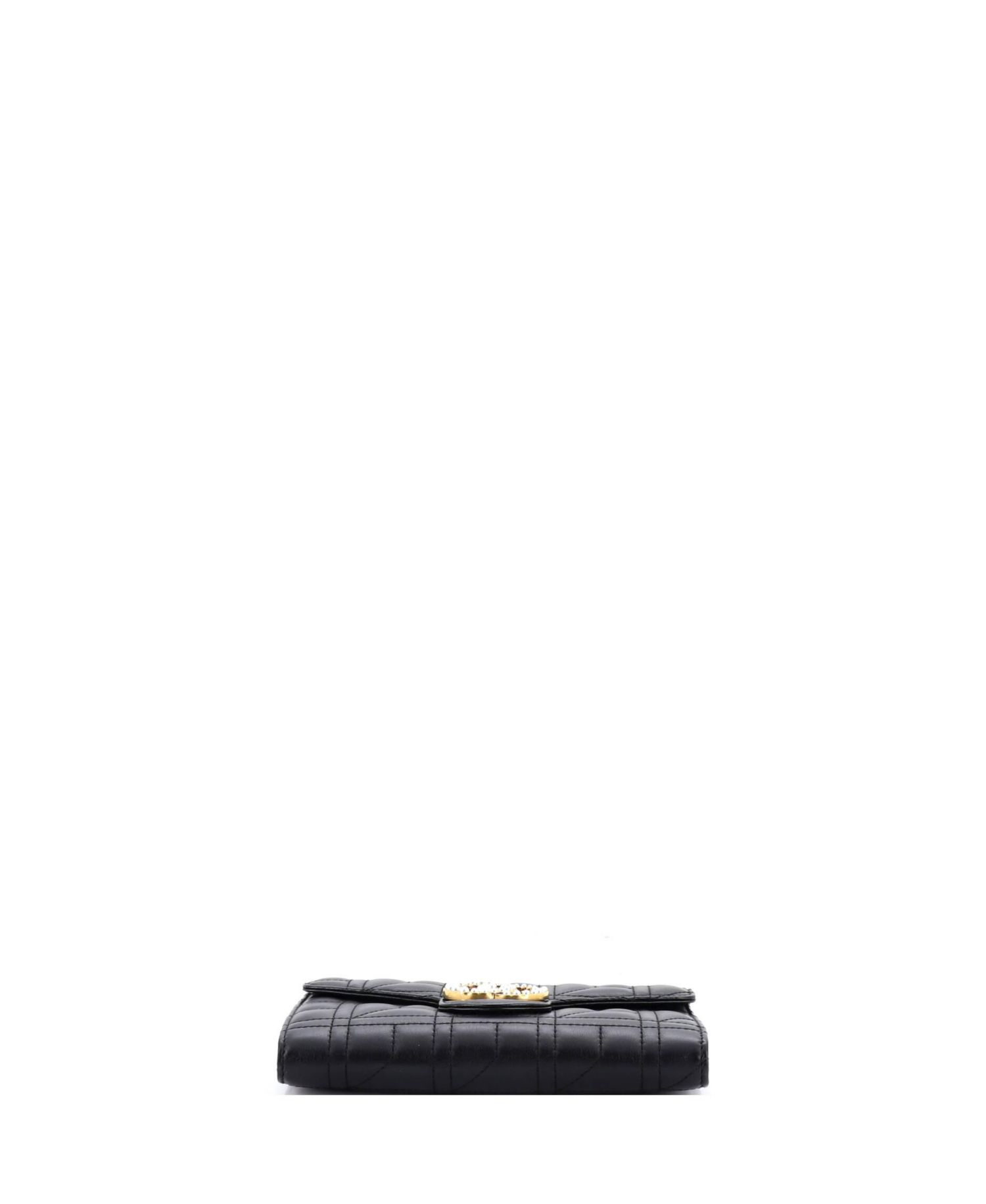 Mini Pearly GG Marmont Chain Wallet Matelasse Leather