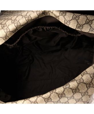 Diaper Bag GG Coated Canvas