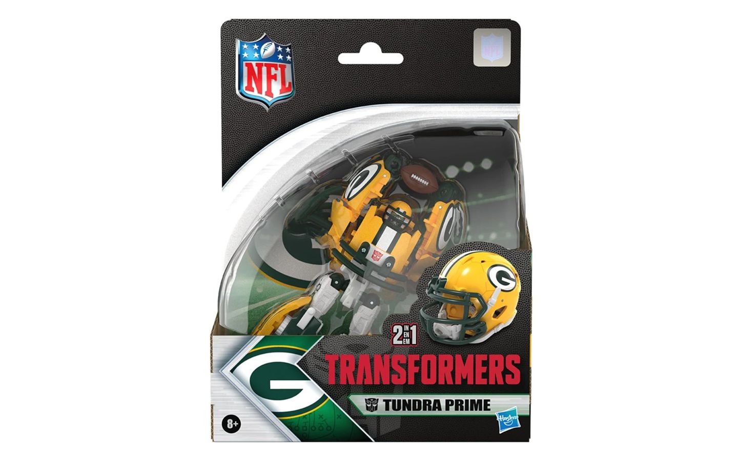 Детская фигурка Transformers Green Bay Packers Tundra Prime 5.5" Action Figure, Ages 8+ — фото 3