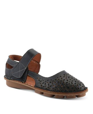 Canoya Women s Leather Sandal with Adjustable Fit