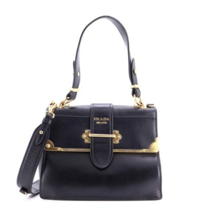 Medium Cahier Convertible Shoulder Bag City Calf and Saffiano
