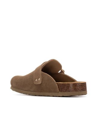 Women's Refresh Collection Suede Clog Mule Flats