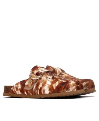 Women's Refresh Collection Suede Clog Mule Flats