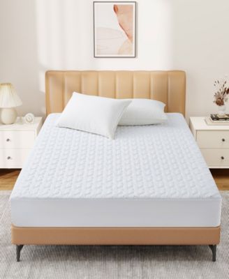 Waterproof Quilted Mattress Protector with Deep Pocket, Full