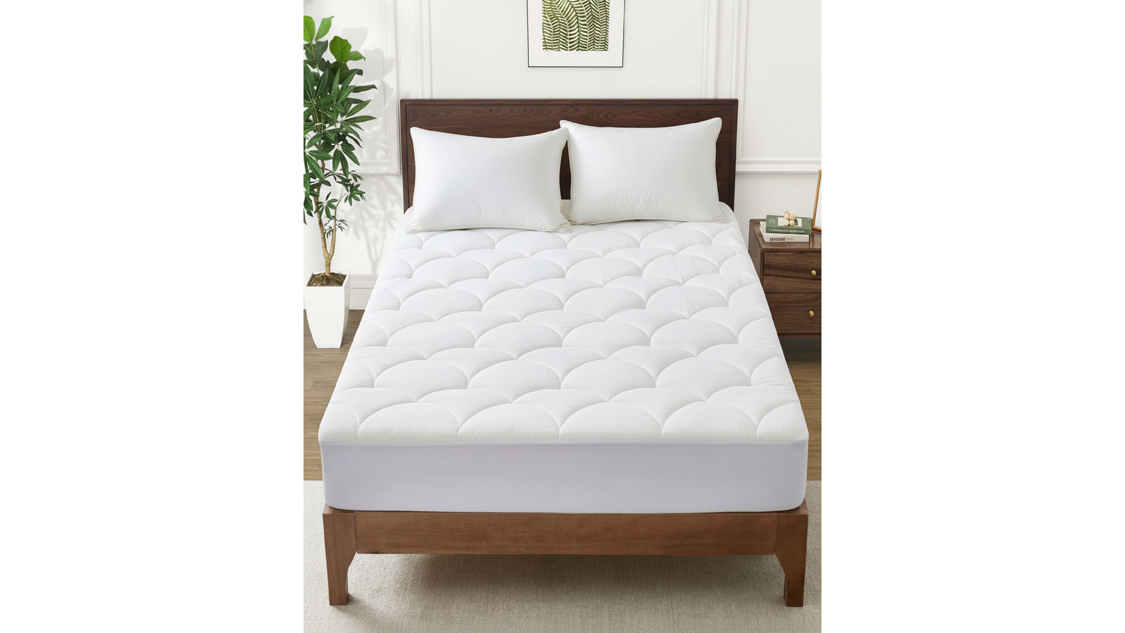 Unikome Cooling Waterproof Mattress Protector, King