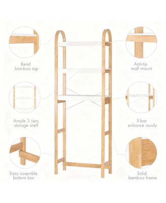 Over The Toilet Storage Shelf 3-Tier Bathroom Organizer
