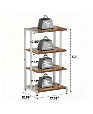  Media Stand Audio Rack Gaming Console Shelf TV Equipment Storage