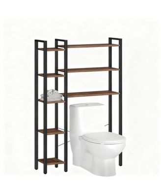 Over Toilet Storage 8-Tier Bathroom Organizer Shelf