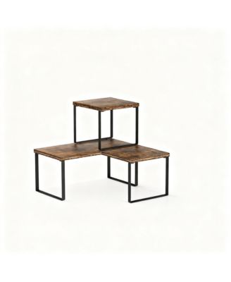 Adjustable Stackable Corner Shelf Organizer