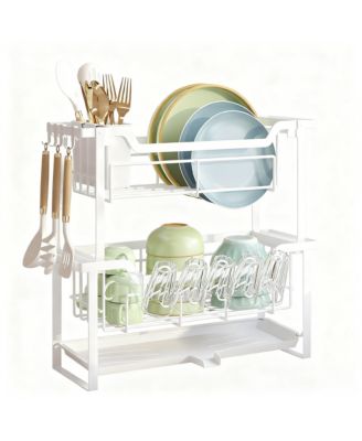 2-Tier Dish shelf Drainboard Narrow Space