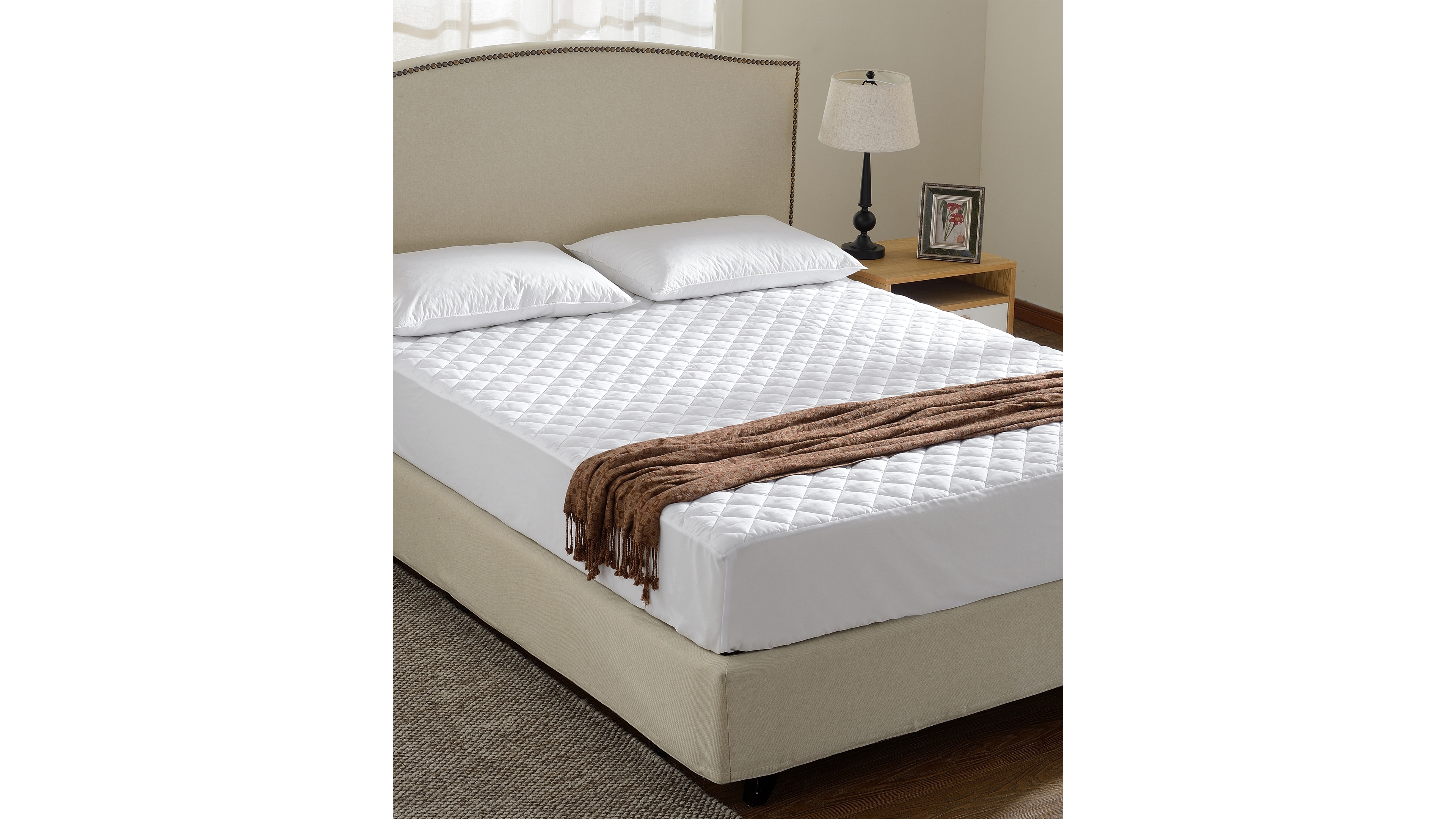Cheer Collection Quilted Mattress Pad/Protector, King