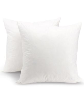 95% Feather 5% Down 2-Pack Pillow Inserts, 22" x 22"