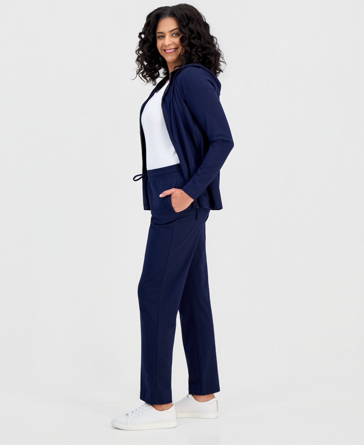 Style & Co Women's Mid-Rise Drawstring-Waist Sweatpants, Created for Macy's