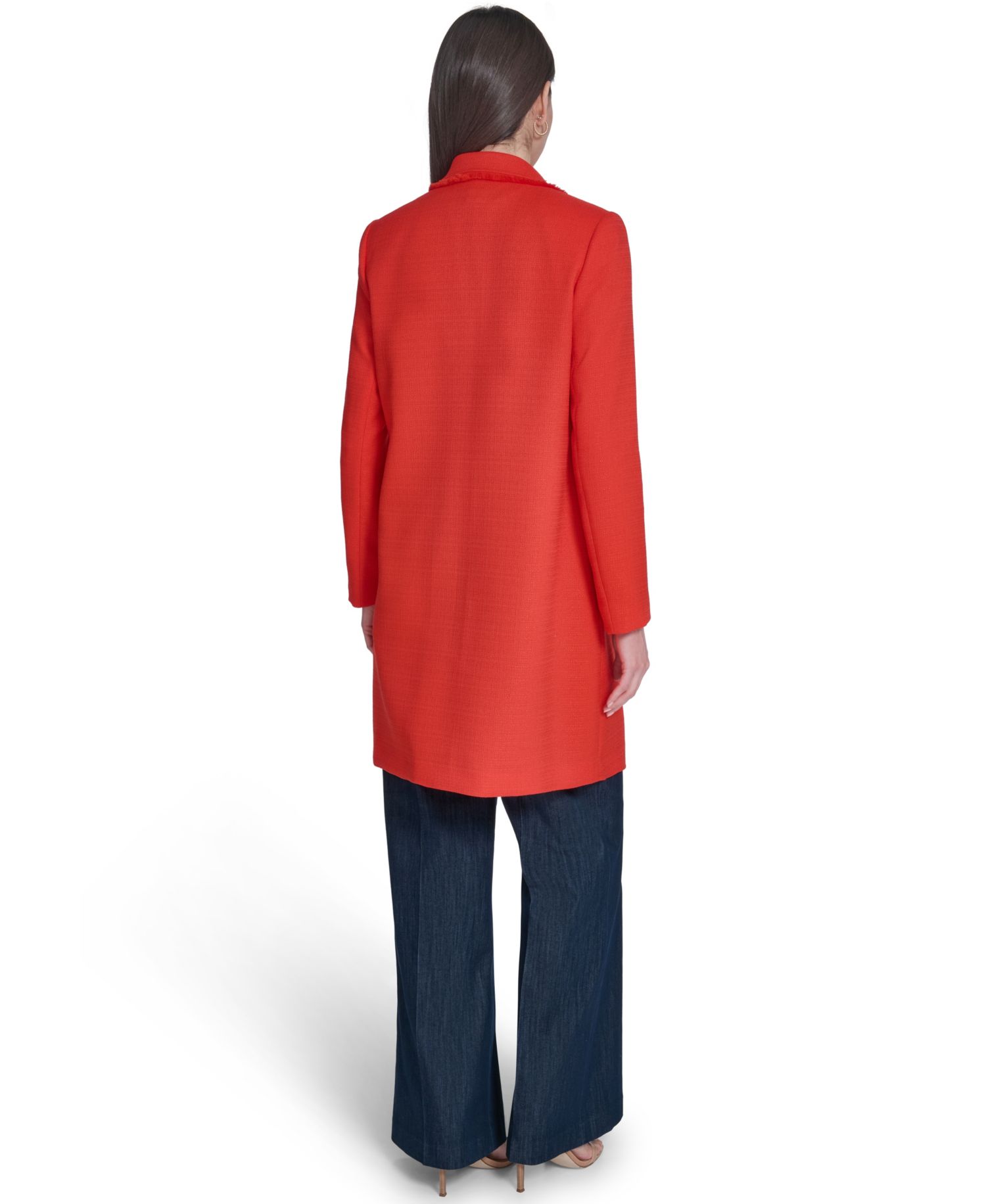 Women's Open-Front Fringe Topper Jacket