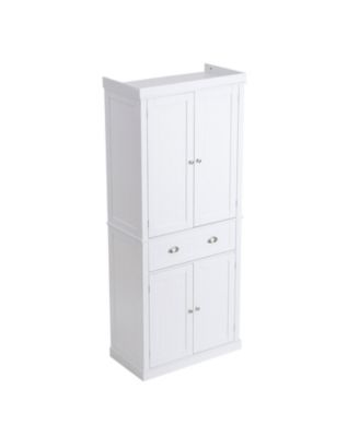 72 in Tall Freestanding Kitchen Pantry Storage Cabinet with Adjustable Shelves