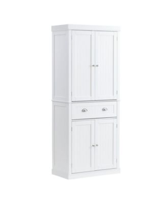 72 in Tall Freestanding Kitchen Pantry Storage Cabinet with Adjustable Shelves